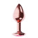 Пробка цвета розового золота с малиновым кристаллом Diamond Ruby Shine L - 8,3 см.