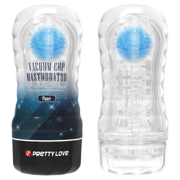 Прозрачный текстурированный мастурбатор Vacuum Cup Masturbator Planet Прозрачный текстурированный мастурбатор Vacuum Cup Masturbator Planet