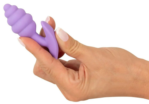 Фиолетовая анальная втулка Mini Butt Plug - 7,5 см. Фиолетовая анальная втулка Mini Butt Plug - 7,5 см.