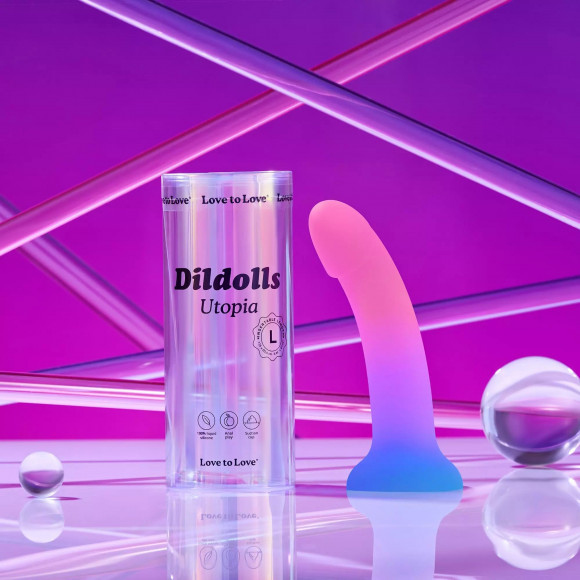 Фаллоимитатор из жидкого силикона Dildolls Utopia L - 19,5 см. Фаллоимитатор из жидкого силикона Dildolls Utopia L - 19,5 см.