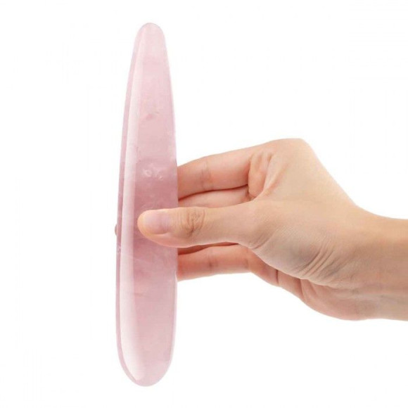 Массажер Le Wand Crystal Slim Wand из розового кварца Массажер Le Wand Crystal Slim Wand из розового кварца