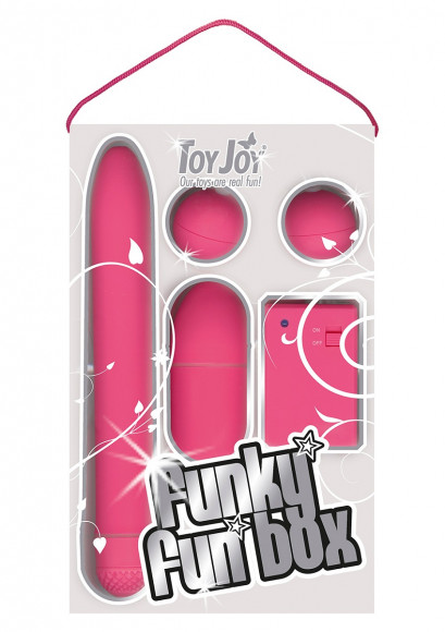 Набор розовых стимуляторов FUNKY FUN BOX Набор розовых стимуляторов FUNKY FUN BOX