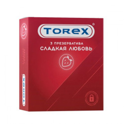 Презервативы Torex Сладкая любовь с ароматом клубники - 3 шт. Презервативы Torex Сладкая любовь с ароматом клубники - 3 шт.
