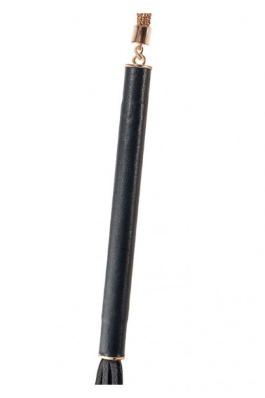 Черная многохвостая плеть PREMIUM FLOGGER - 53 см. Черная многохвостая плеть PREMIUM FLOGGER - 53 см.