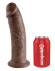 Коричневый фаллос-гигант 10 Cock - 25,4 см. Коричневый фаллос-гигант 10 Cock - 25,4 см.