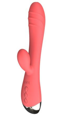 Коралловый вибратор-кролик Eridan - 21 см. Коралловый вибратор-кролик Eridan - 21 см.