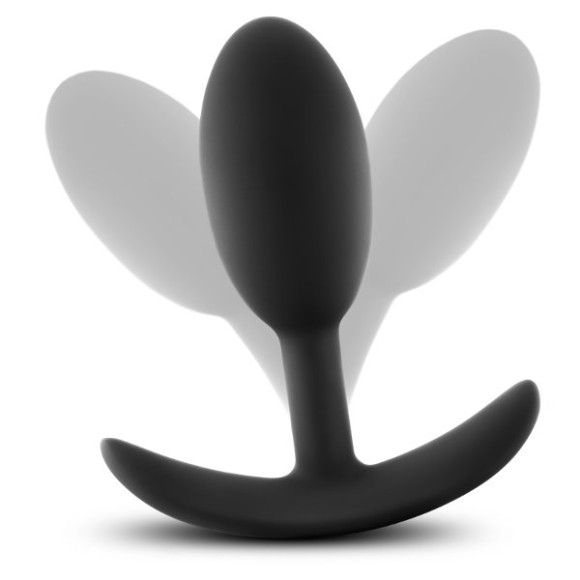 Черная анальная пробка Silicone Vibra Slim Plug Medium - 10,2 см. Черная анальная пробка Silicone Vibra Slim Plug Medium - 10,2 см.