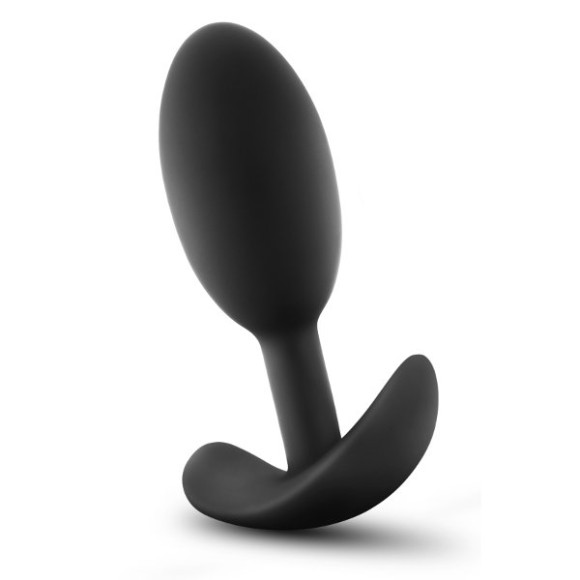 Черная анальная пробка Silicone Vibra Slim Plug Medium - 10,2 см. Черная анальная пробка Silicone Vibra Slim Plug Medium - 10,2 см.