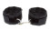 Чёрные полиуретановые наручники с карабином Beginners Wrist Restraints Чёрные полиуретановые наручники с карабином Beginners Wrist Restraints