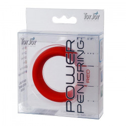 Красное кольцо на пенис POWER PENISRING MEDIUM Красное кольцо на пенис POWER PENISRING MEDIUM