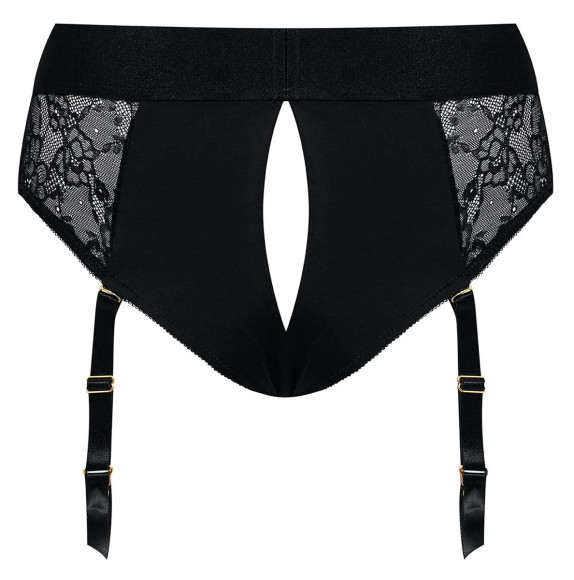 Черные трусики для насадок Diva Lingerie Harness - size S Черные трусики для насадок Diva Lingerie Harness - size S