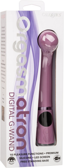 Сиреневый вибромассажер Orgasmatron Digital G-Wand - 19,7 см. Сиреневый вибромассажер Orgasmatron Digital G-Wand - 19,7 см.