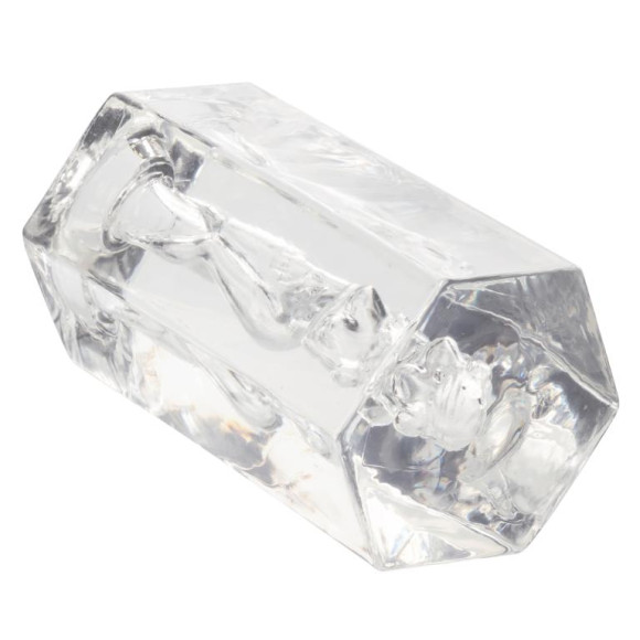 Прозрачный мастурбатор Crystal с внутренним рельефом в виде женского тела Прозрачный мастурбатор Crystal с внутренним рельефом в виде женского тела