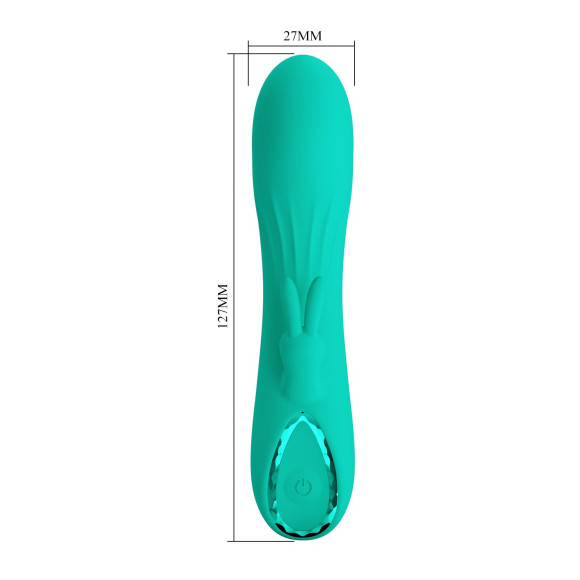 Зеленый мини-вибратор DJ Stick - 12,7 см. Зеленый мини-вибратор DJ Stick - 12,7 см.