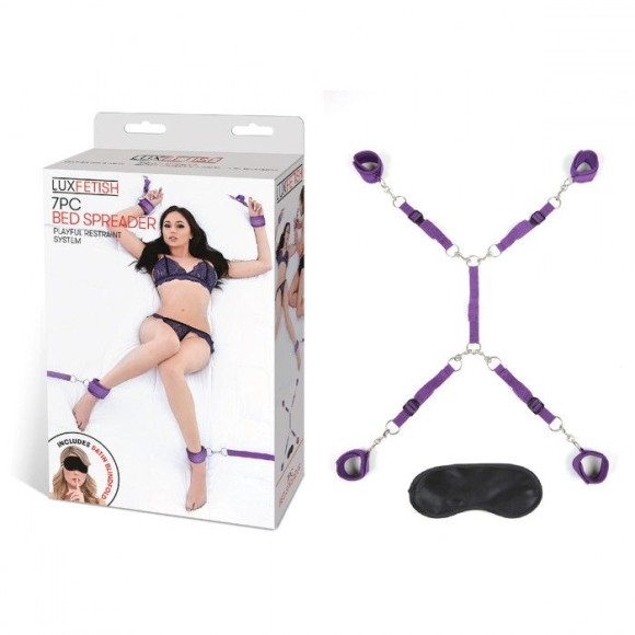 Фиолетовый набор фиксаций на кровати Classic Bed Spreader Фиолетовый набор фиксаций на кровати Classic Bed Spreader