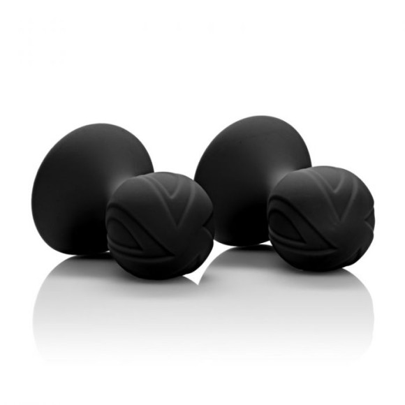 Чёрные насадки-присоски на соски Nipple Play Silicone Pro Nipple Suckers Чёрные насадки-присоски на соски Nipple Play Silicone Pro Nipple Suckers