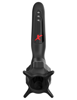 Чёрный вибростимулятор для головки члена с эффектом всасывания Vibrating Roto-Sucker Чёрный вибростимулятор для головки члена с эффектом всасывания Vibrating Roto-Sucker