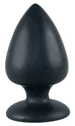 Большая чёрная анальная втулка Black Velvet Extra XL - 14 см. Большая чёрная анальная втулка Black Velvet Extra XL - 14 см.