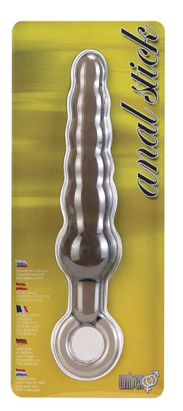Дымчатая фигурная анальная ёлочка ANAL STICK - 14 см. Дымчатая фигурная анальная ёлочка ANAL STICK - 14 см.