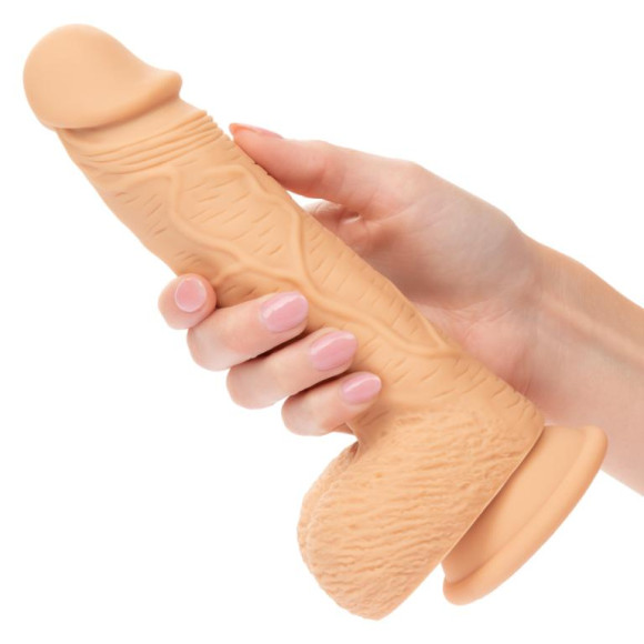 Телесный фаллоимитатор Dual Density Silicone Studs - 21,5 см. Телесный фаллоимитатор Dual Density Silicone Studs - 21,5 см.