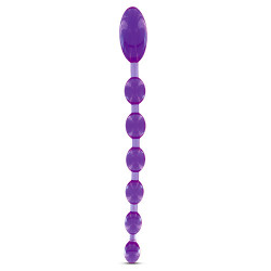 Фиолетовая анальная цепочка ANAL DILDO OVAL LUST - 27,5 см. Фиолетовая анальная цепочка ANAL DILDO OVAL LUST - 27,5 см.