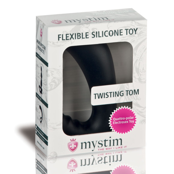 Электрический стимулятор простаты Twisting Tom - 13 см. Электрический стимулятор простаты Twisting Tom - 13 см.