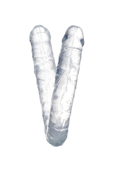 Прозрачный двухсторонний фаллоимитатор Double Dildo - 40 см. Прозрачный двухсторонний фаллоимитатор Double Dildo - 40 см.