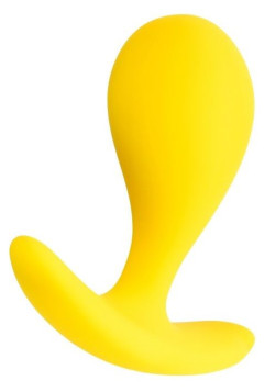 Желтая анальная втулка Blob - 5,5 см. Желтая анальная втулка Blob - 5,5 см.