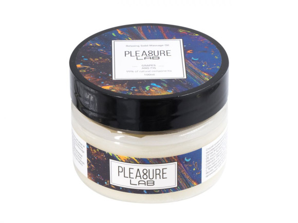 Твердое массажное масло Pleasure Lab Relaxing с ароматом винограда и инжира - 100 мл. Твердое массажное масло Pleasure Lab Relaxing с ароматом винограда и инжира - 100 мл.