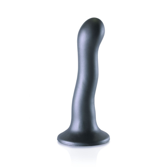 Серый фаллоимитатор Ultra Soft - 18 см. Серый фаллоимитатор Ultra Soft - 18 см.