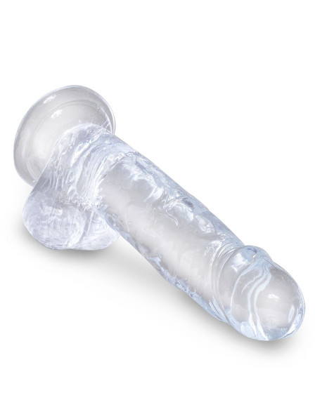 Прозрачный фаллоимитатор 7 Cock with Balls - 20,3 см. Прозрачный фаллоимитатор 7 Cock with Balls - 20,3 см.
