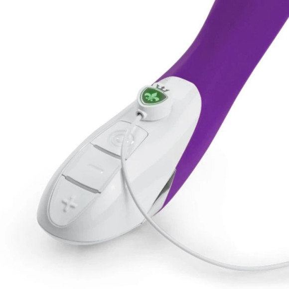 Фиолетовый вибратор Mystim Sassy Simon - 27 см. Фиолетовый вибратор Mystim Sassy Simon - 27 см.