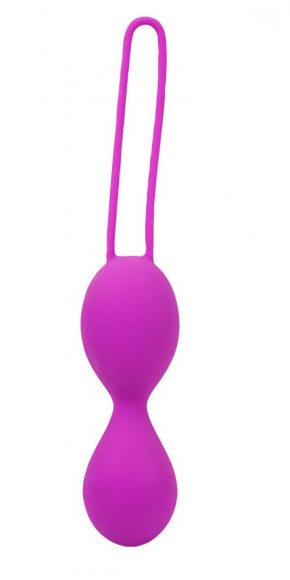Розовые вагинальные шарики Eve Silicone Beads с вибрацией на дистанционном управлении Розовые вагинальные шарики Eve Silicone Beads с вибрацией на дистанционном управлении