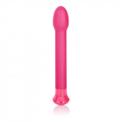 Розовый вибромассажер Coco Licious Slender Tulip Vibes - 17 см.