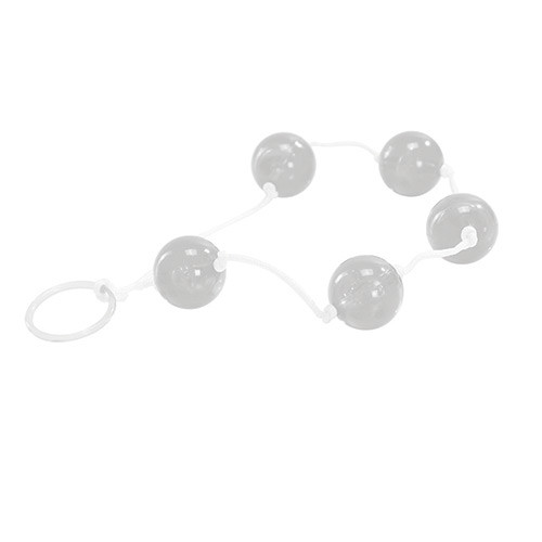 Прозрачные анальные шарики JAMMY JELLY ANAL LOVE BALLS CRYSTALL - 40 см. Прозрачные анальные шарики JAMMY JELLY ANAL LOVE BALLS CRYSTALL - 40 см.