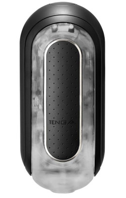 Черный мастурбатор Flip Zero с вибрацией Черный мастурбатор Flip Zero с вибрацией