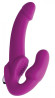 Ярко-розовый безремневой вибрострапон Evoke Vibrating Strapless Silicone Strap-on Dildo Ярко-розовый безремневой вибрострапон Evoke Vibrating Strapless Silicone Strap-on Dildo