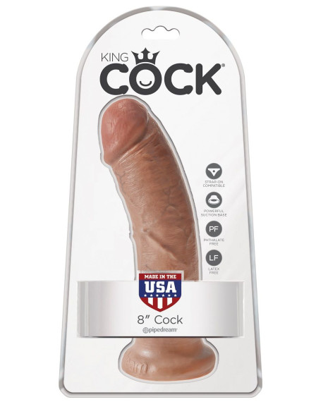 Фаллоимитатор-мулат 8 Cock - 20,3 см. Фаллоимитатор-мулат 8 Cock - 20,3 см.