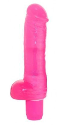 Розовый вибратор-реалистик Penetrator Realistic Dong 6.5  - 21 см.