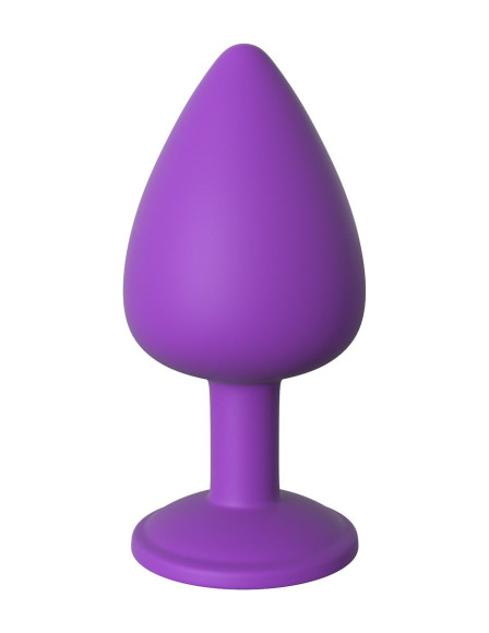 Фиолетовая анальная пробка со стразом Her Little Gem Large Plug - 9,5 см. Фиолетовая анальная пробка со стразом Her Little Gem Large Plug - 9,5 см.