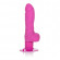 Розовый вибратор Shower Stud Super Stud на присоске - 21 см.