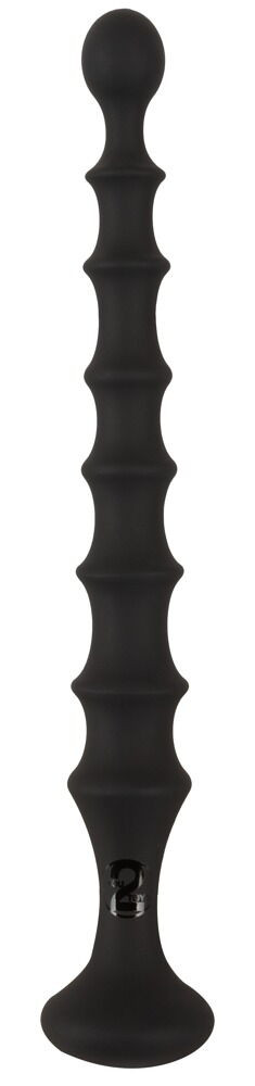 Черная анальная ёлочка Magic Anal Wand - 26,9 см.