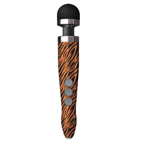 Беспроводной wand-вибратор Doxy Die Cast 3R с тигровым принтом на рукояти - 28 см. Беспроводной wand-вибратор Doxy Die Cast 3R с тигровым принтом на рукояти - 28 см.