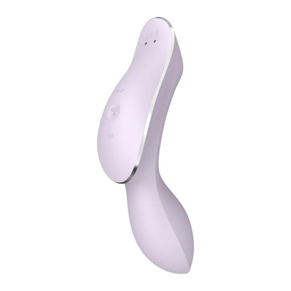Сиреневый вибромассажер с вакуумной стимуляцией Curvy Trinity 2 Сиреневый вибромассажер с вакуумной стимуляцией Curvy Trinity 2