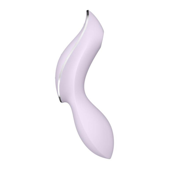 Сиреневый вибромассажер с вакуумной стимуляцией Curvy Trinity 2 Сиреневый вибромассажер с вакуумной стимуляцией Curvy Trinity 2