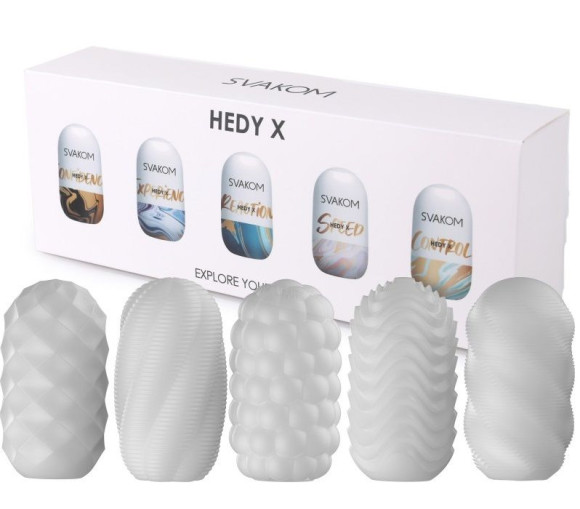 Набор из 5 мастурбаторов Hedy X5 Mixed Набор из 5 мастурбаторов Hedy X5 Mixed