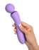 Фиолетовый двусторонний вибростимулятор Duo Wand Massage-Her - 19,6 см. Фиолетовый двусторонний вибростимулятор Duo Wand Massage-Her - 19,6 см.