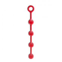 Красная силиконовая анальная цепочка MENZSTUFF BUTT BEADS - 33 см. Красная силиконовая анальная цепочка MENZSTUFF BUTT BEADS - 33 см.