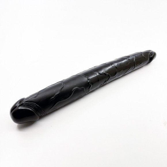 Черный двухсторонний фаллоимитатор Exxxtreme Double Head Dong - 41,3 см. Черный двухсторонний фаллоимитатор Exxxtreme Double Head Dong - 41,3 см.