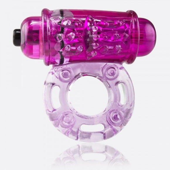 Фиолетовое эрекционное виброкольцо OWOW PURPLE Фиолетовое эрекционное виброкольцо OWOW PURPLE